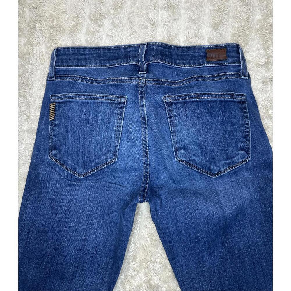 Paige Skyline Ankle Peg Y2K Bridgette medium wash modern skinny jeans Size 27 - Picture 8 of 10